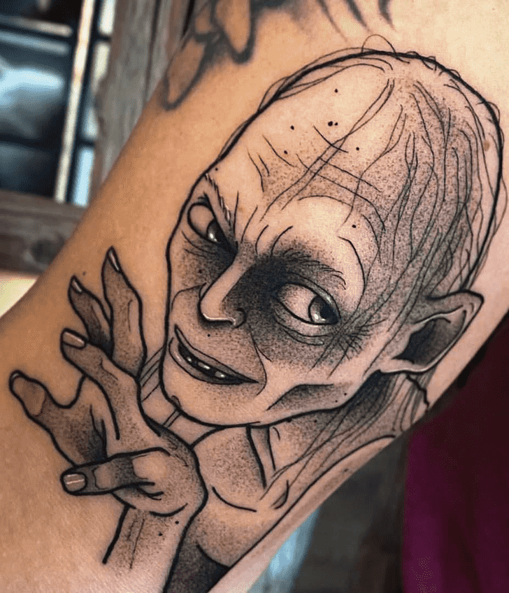 Gollum Tattoo Photos