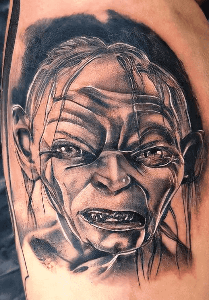 Gollum Tattoo Figure