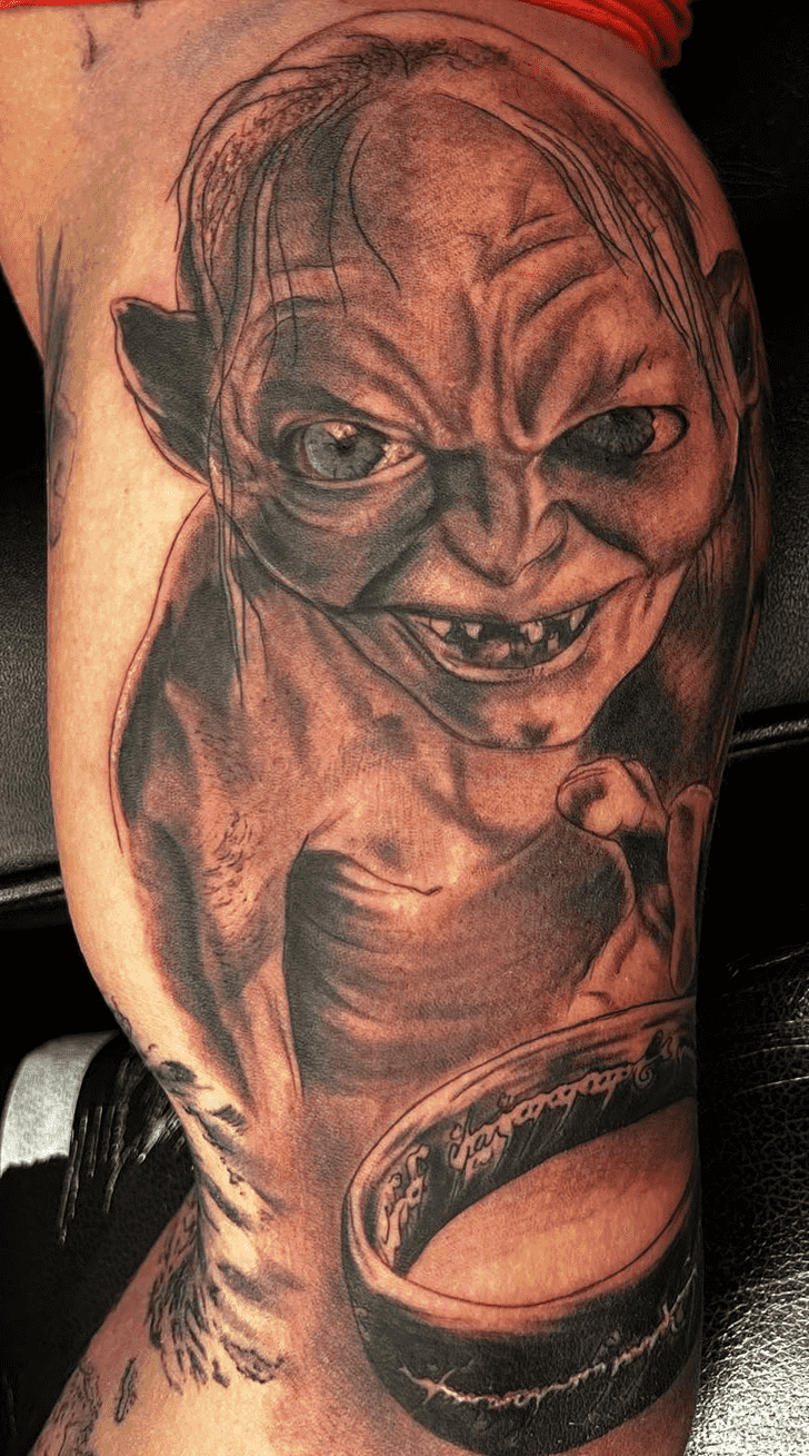 Gollum Tattoo Photograph