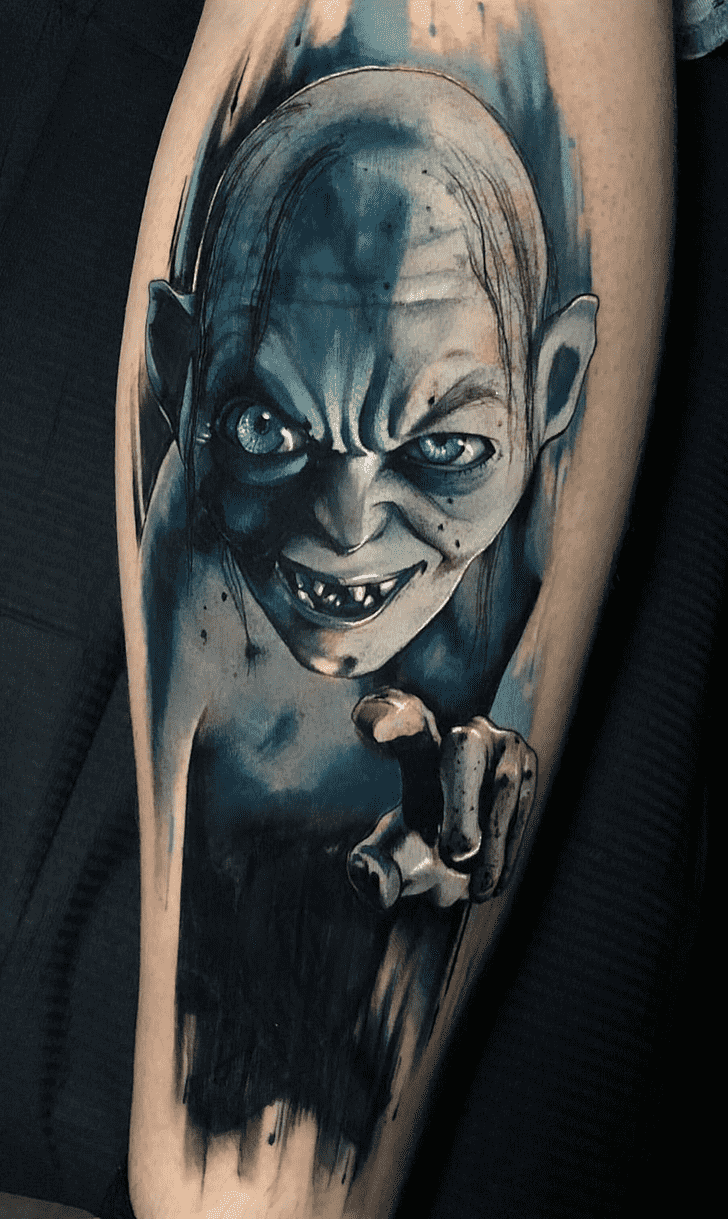 Gollum Tattoo Snapshot