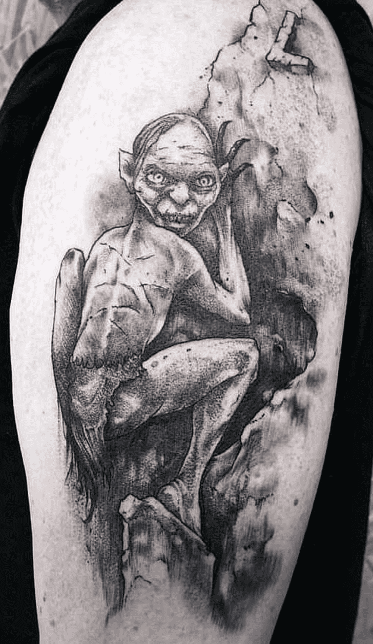 Gollum Tattoo Design Image