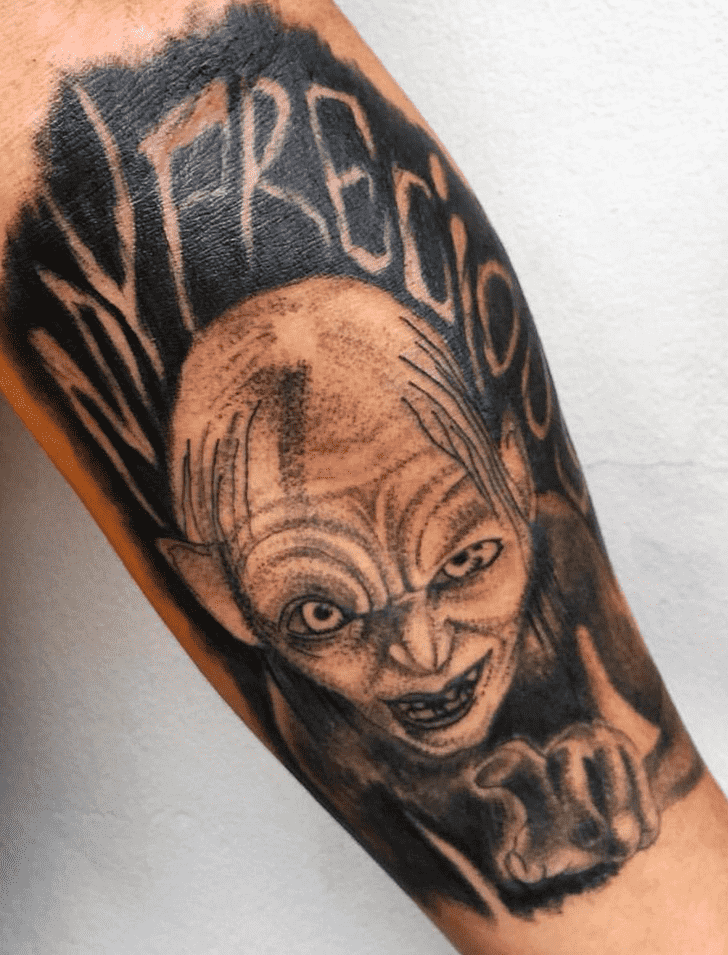 Gollum Tattoo Picture