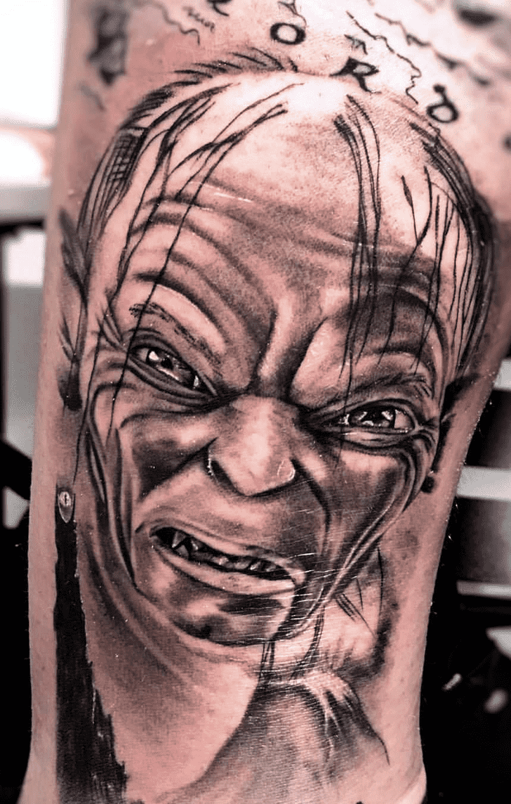 Gollum Tattoo Photos