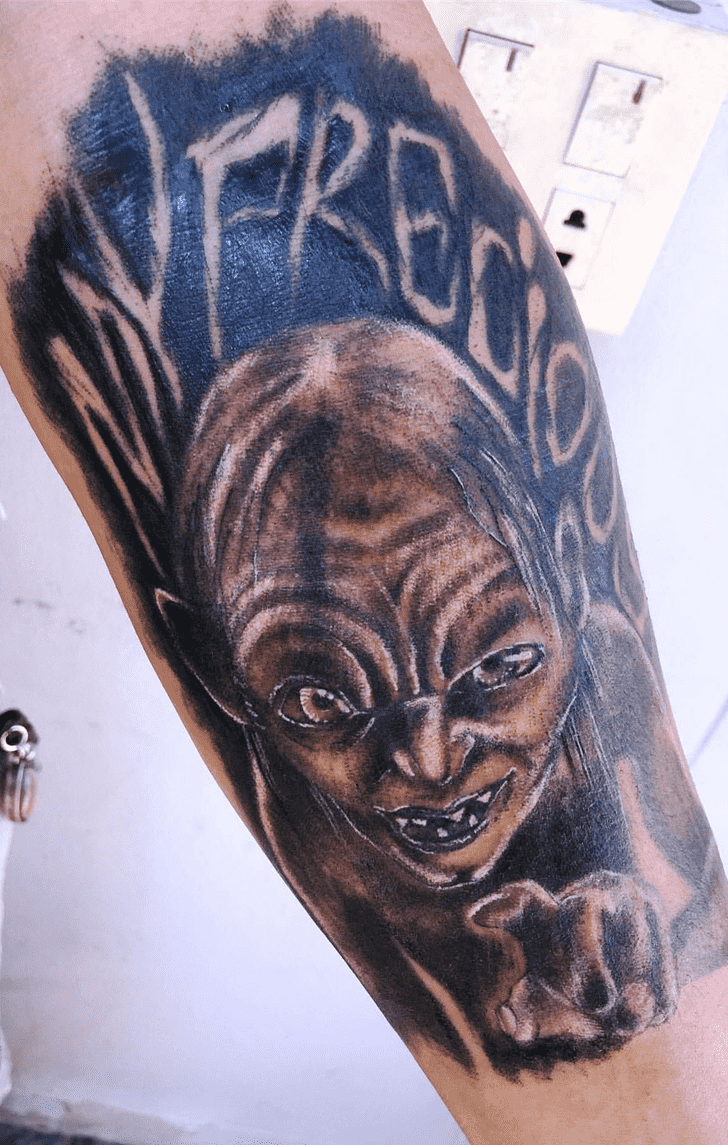 Gollum Tattoo Figure