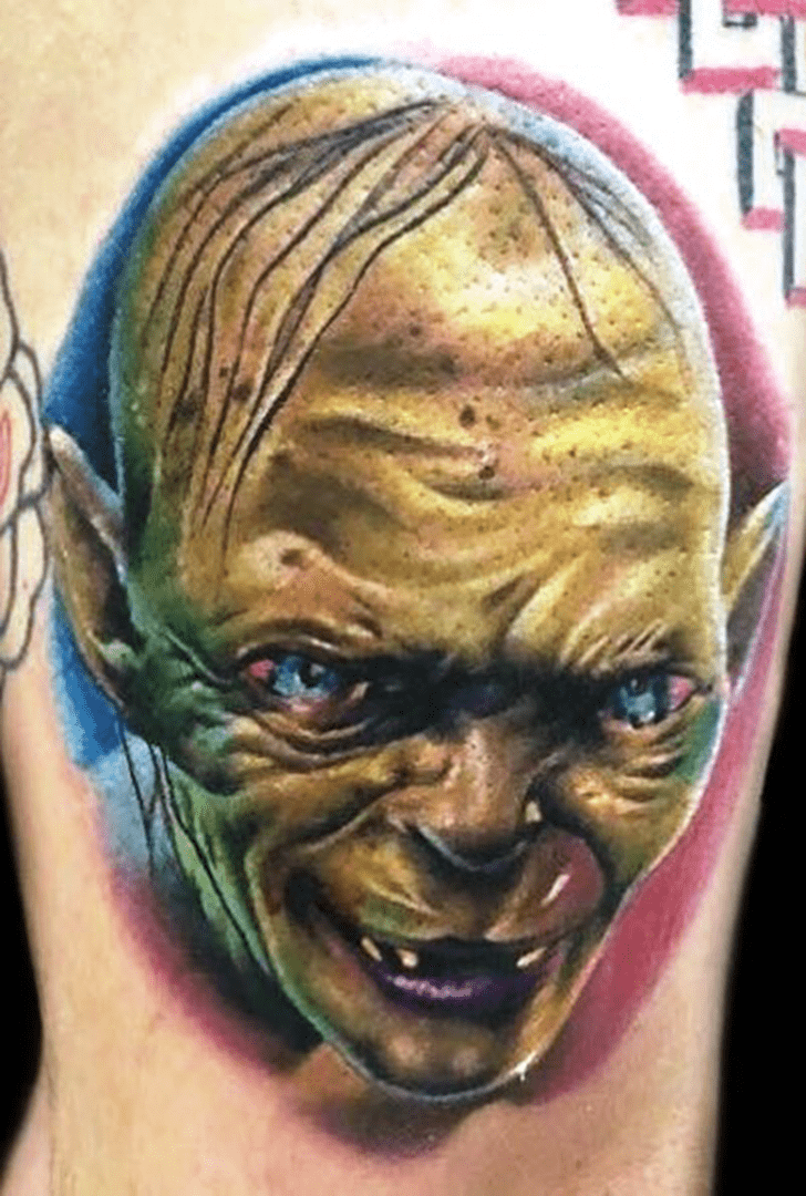 Gollum Tattoo Photograph