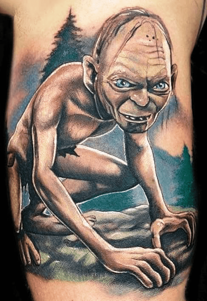 Gollum Tattoo Shot