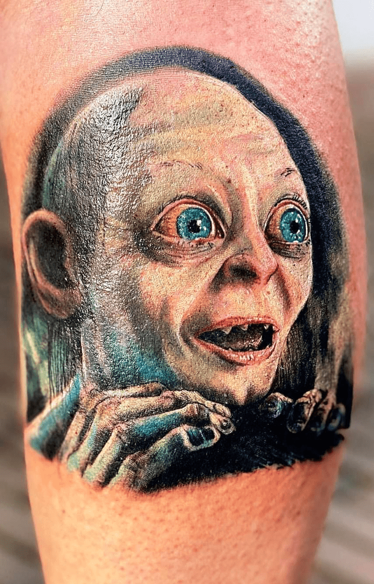 Gollum Tattoo Snapshot