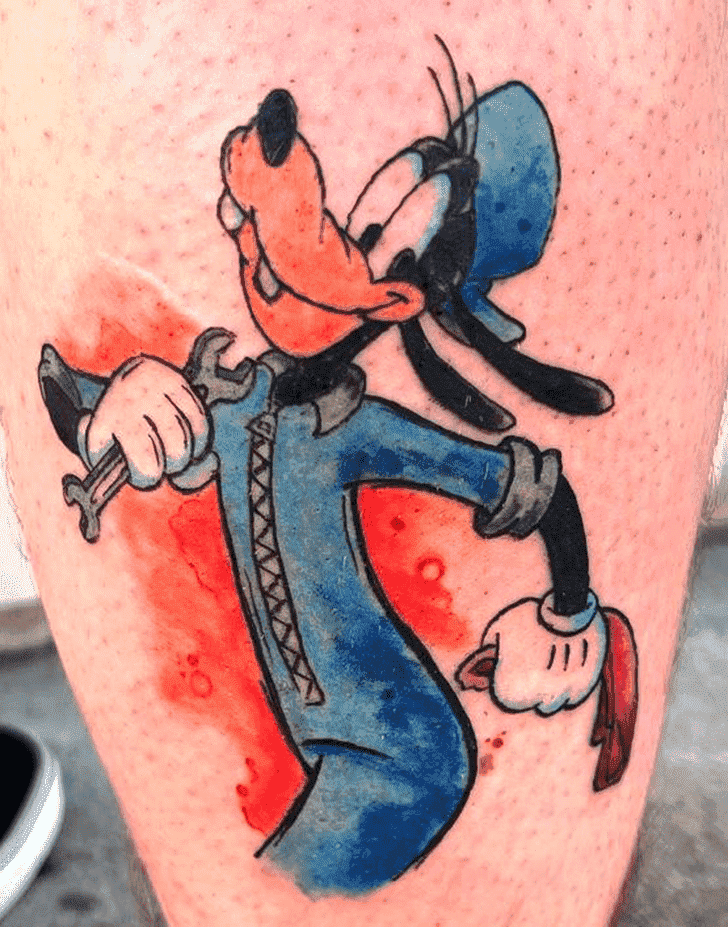 Goofy Tattoo Figure