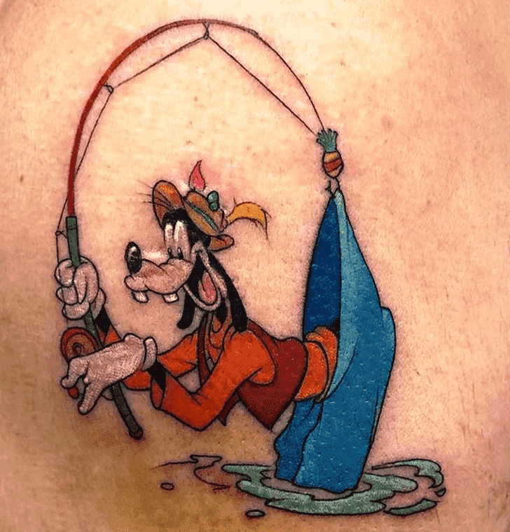 Goofy Tattoo Figure