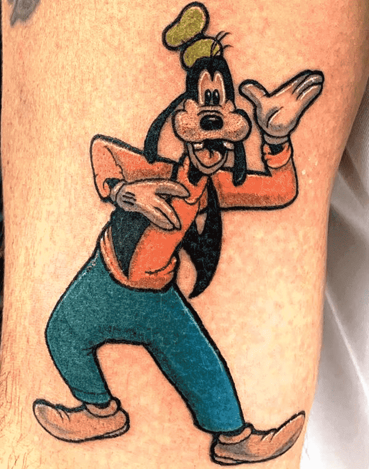 Goofy Tattoo Figure