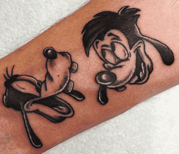 Goofy Tattoo Shot