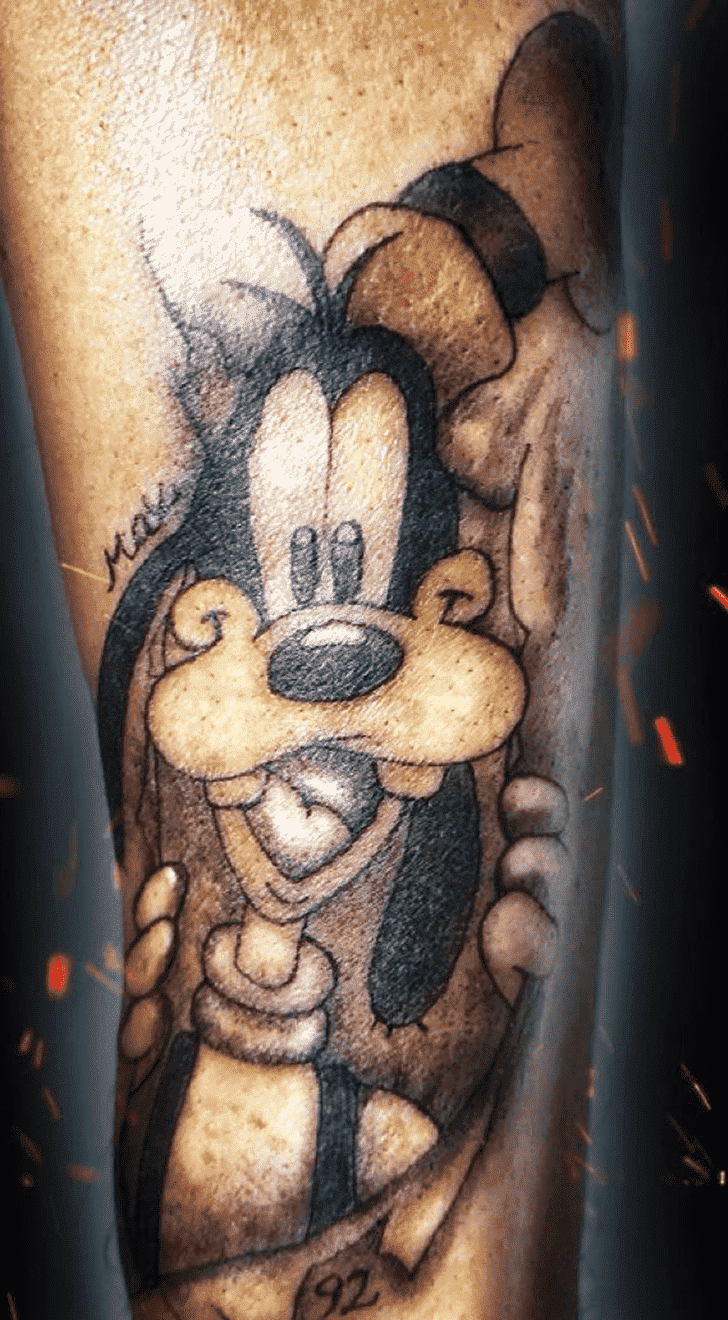 Goofy Tattoo Figure