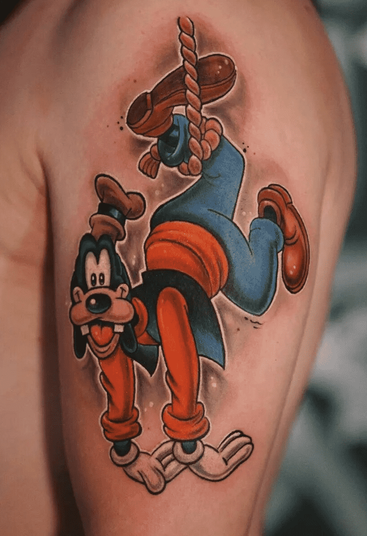 Goofy Tattoo Shot