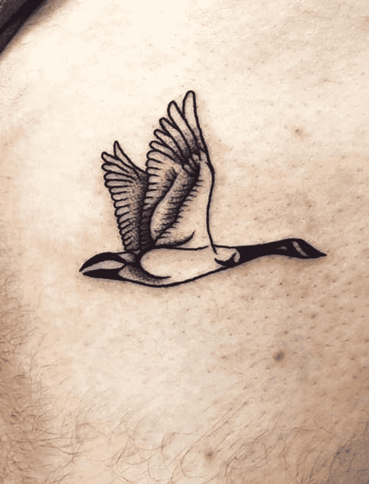 Goose Tattoo Portrait