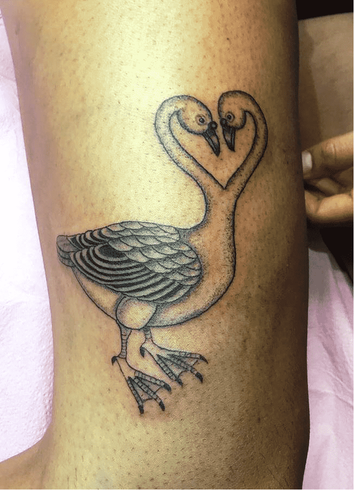 Goose Tattoo Portrait