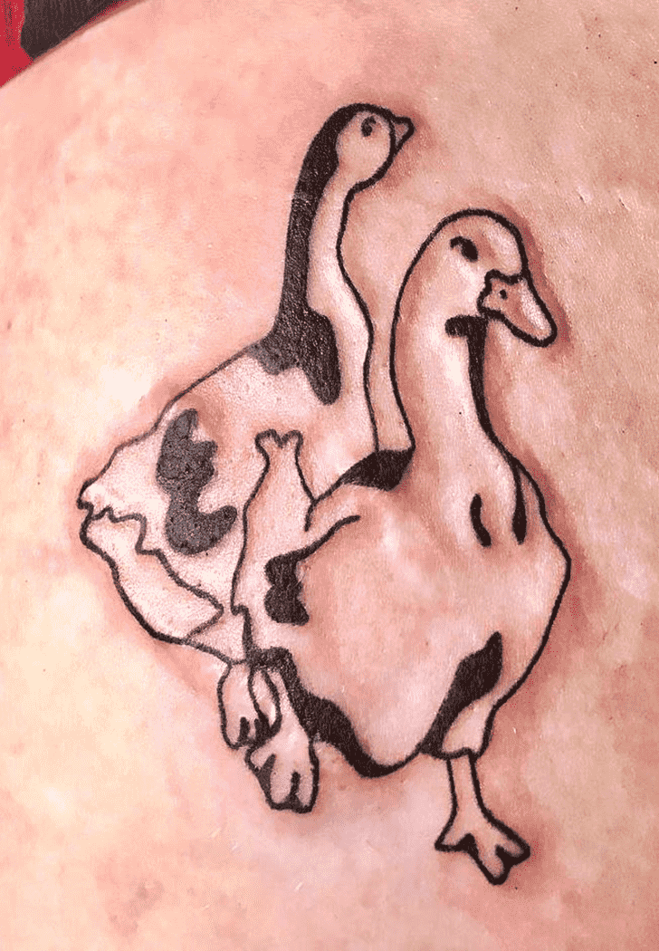 Goose Tattoo Figure