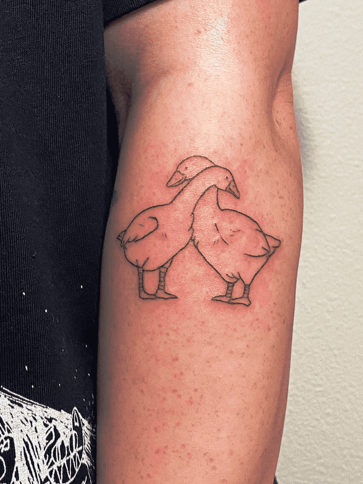 Goose Tattoo Photograph