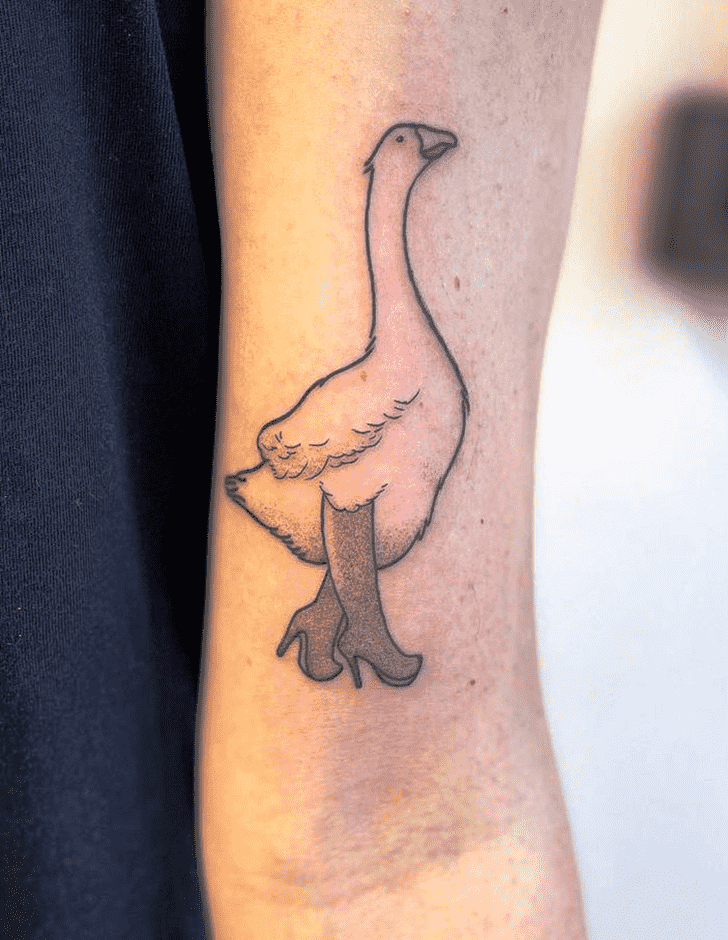 Goose Tattoo Portrait