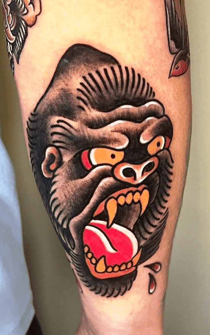 Gorilla Tattoo Design Image