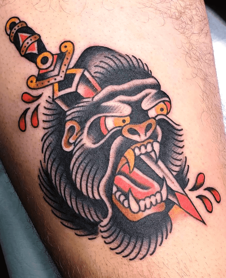 Gorilla Tattoo Portrait