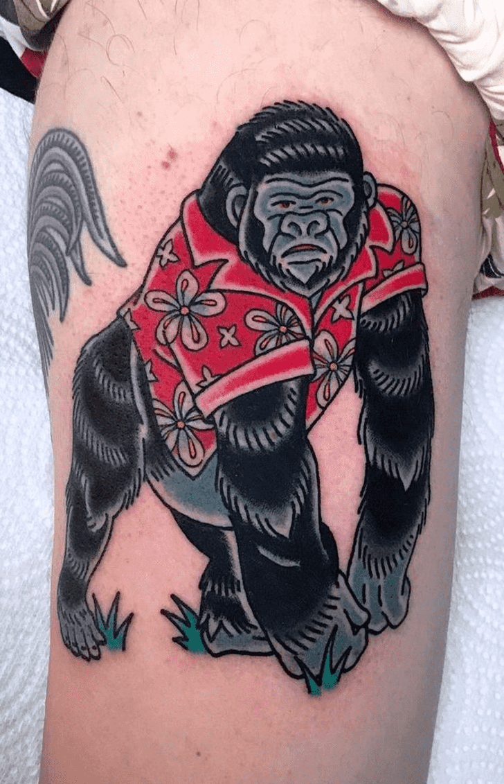 Gorilla Tattoo Design Image