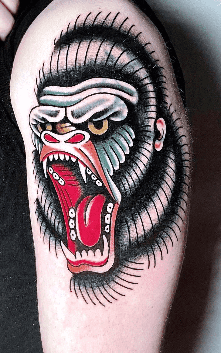 Gorilla Tattoo Figure