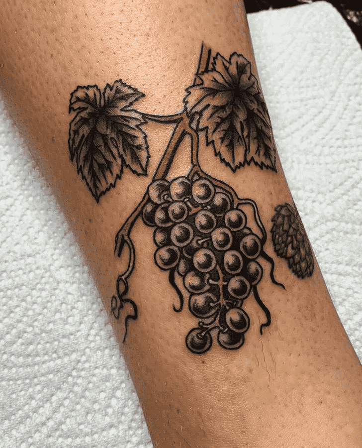 Grapes Tattoo Shot