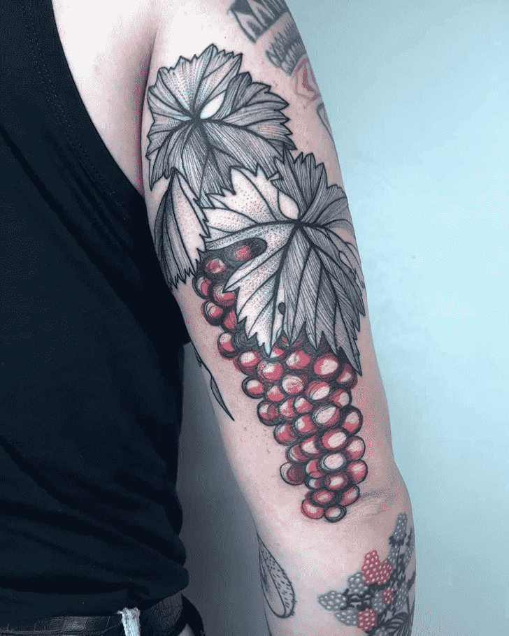 Grapes Tattoo Snapshot