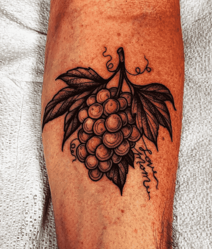 Grapes Tattoo Photos