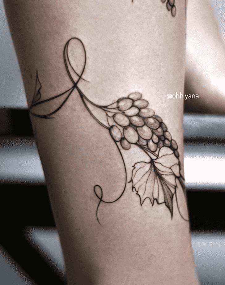 Grapes Tattoo Shot