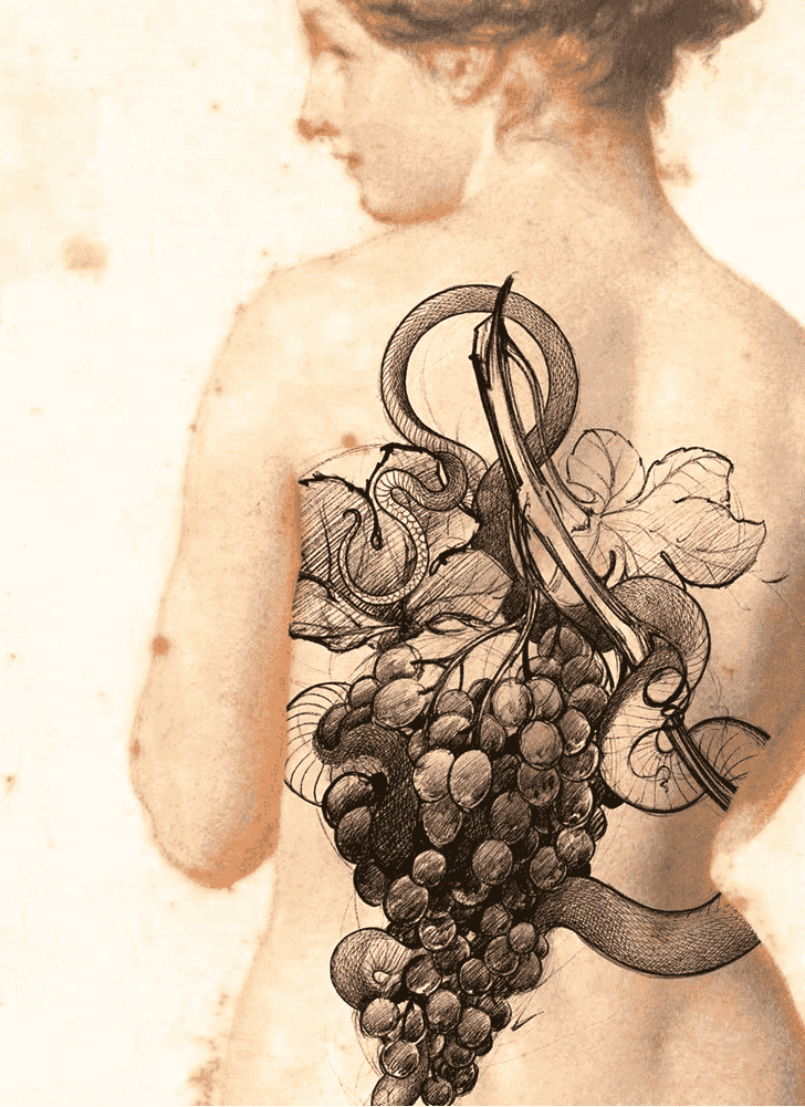 Grapes Tattoo Photo