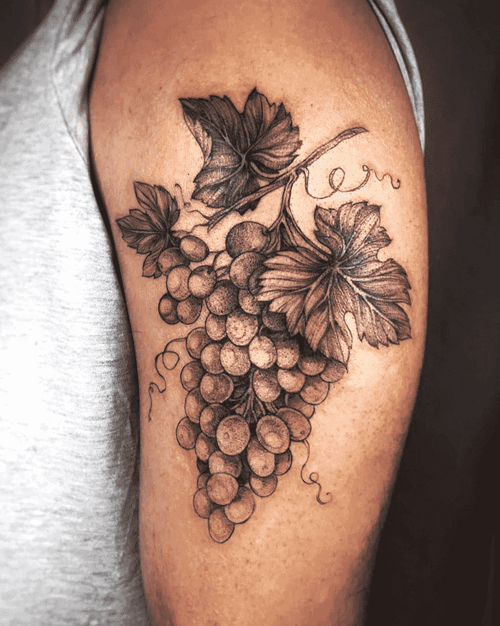 Grapes Tattoo Snapshot