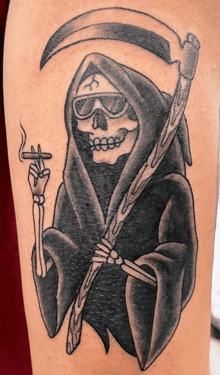 Grim Reaper Tattoo Photo