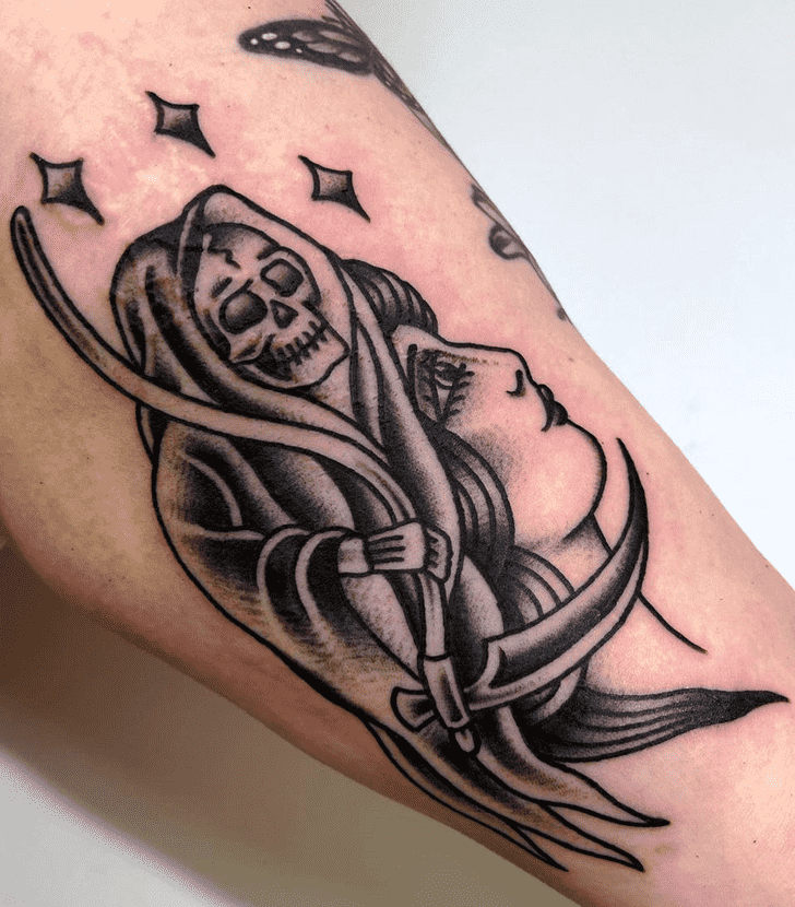 Grim Reaper Tattoo Photograph