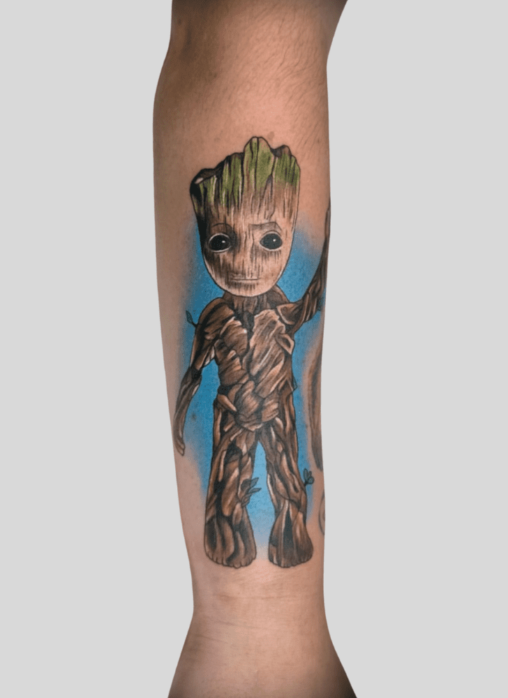 Groot Tattoo Snapshot