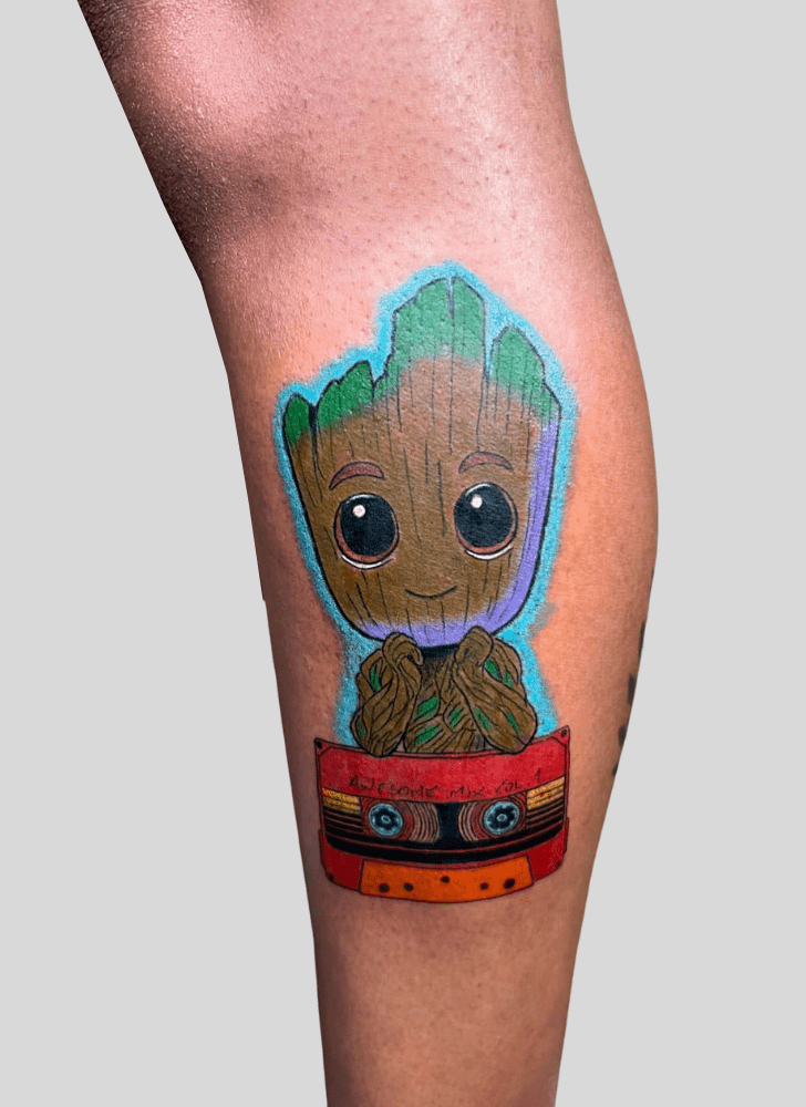 Groot Tattoo Design Image