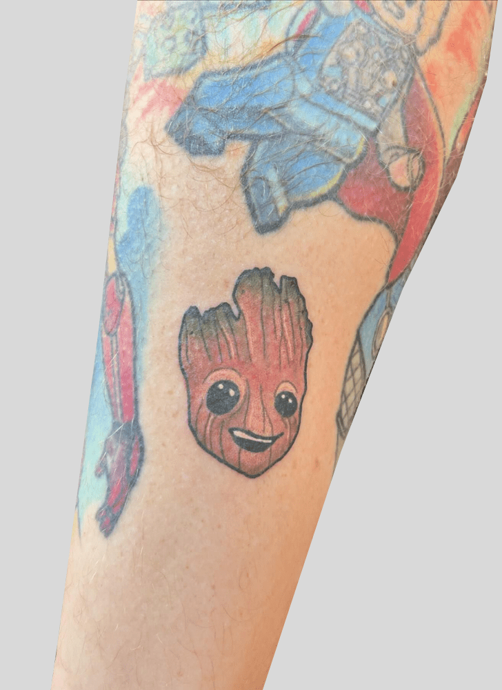 Groot Tattoo Photograph