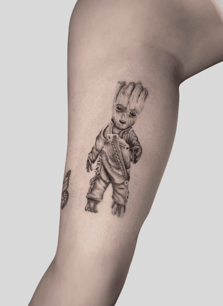 Groot Tattoo Portrait