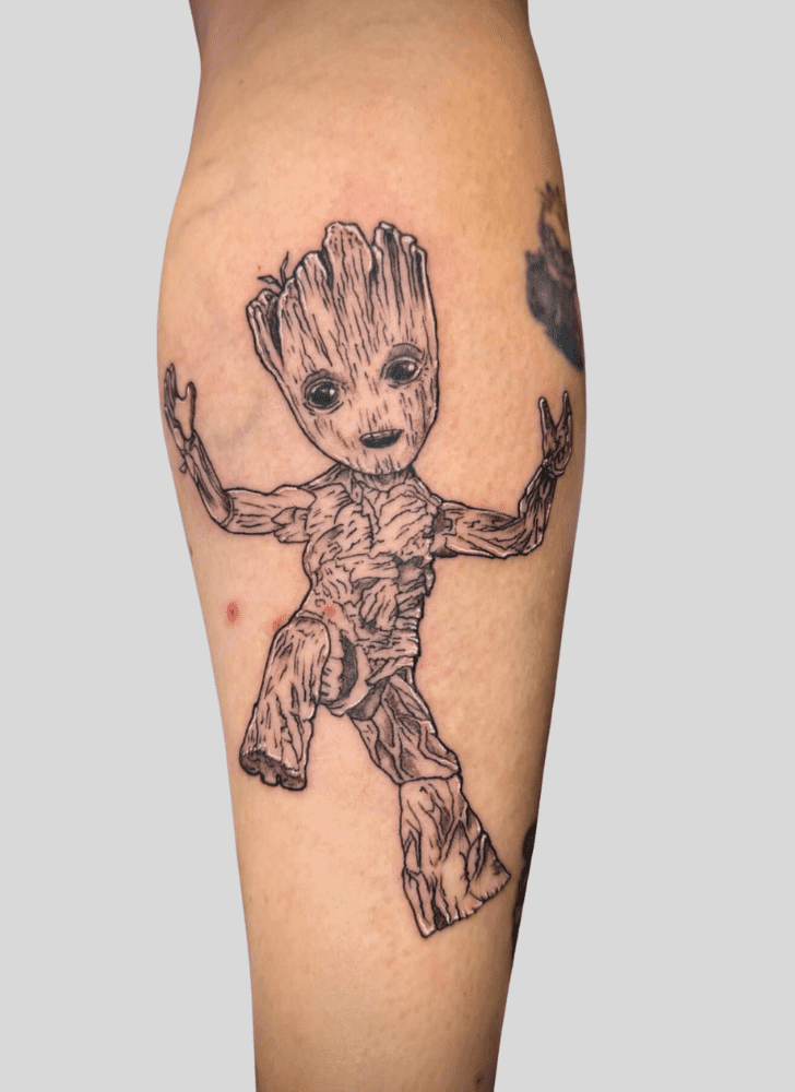 Groot Tattoo Shot