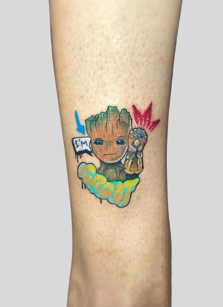 Groot Tattoo Snapshot