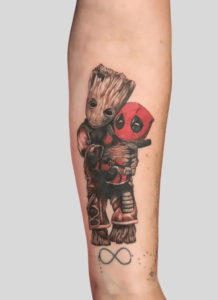 Groot Tattoo Design Image