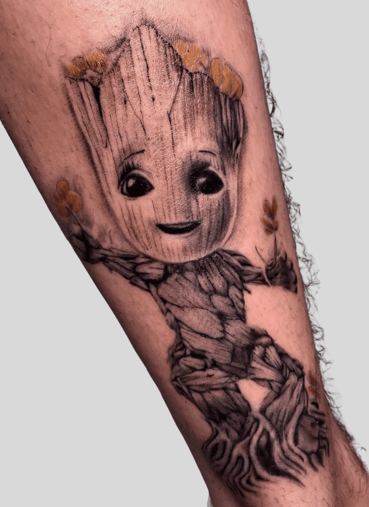 Groot Tattoo Shot