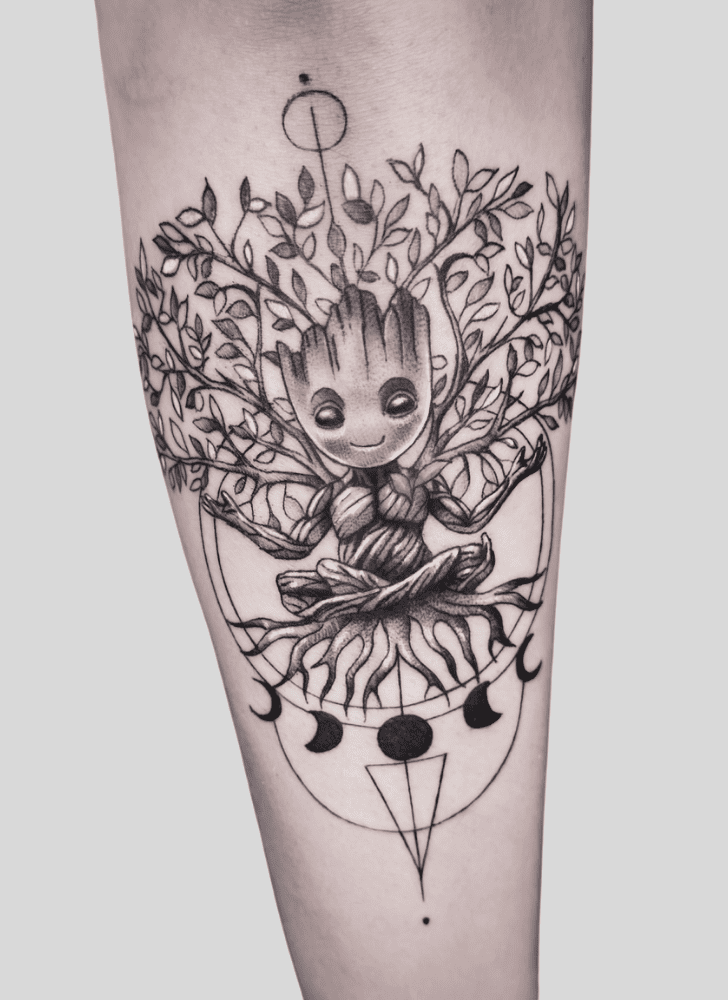 Groot Tattoo Photograph