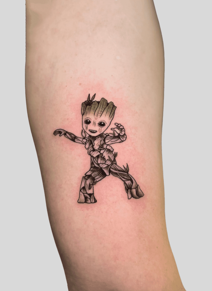 Groot Tattoo Portrait