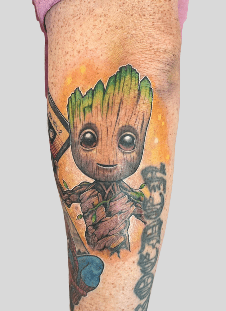 Groot Tattoo Shot