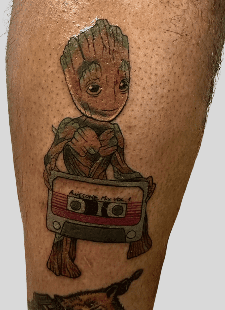 Groot Tattoo Design Image