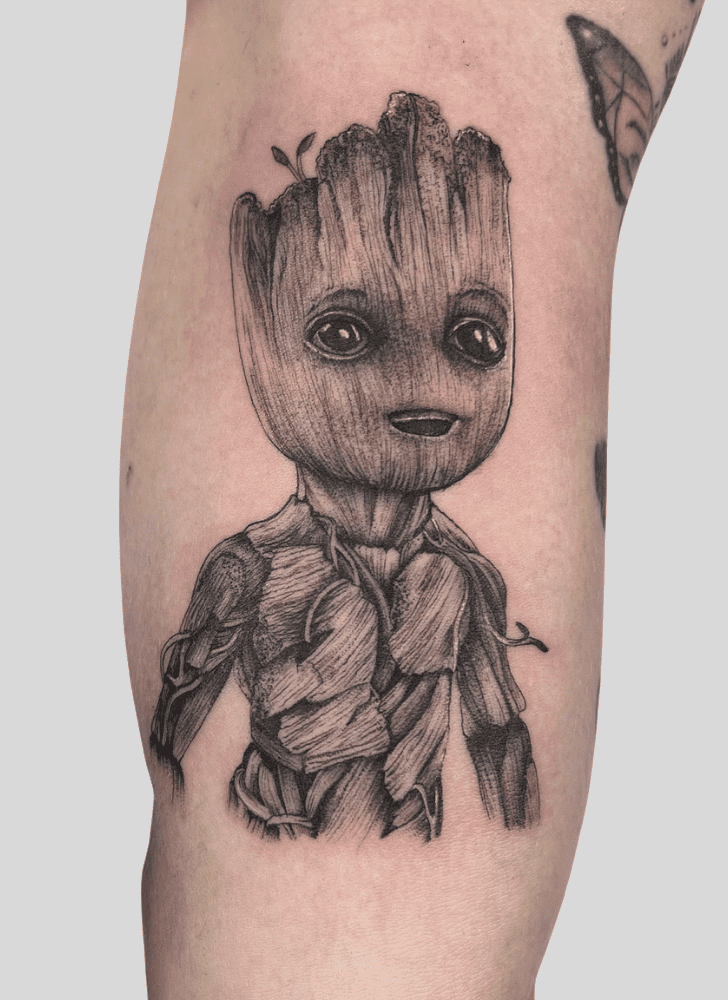 Groot Tattoo Figure