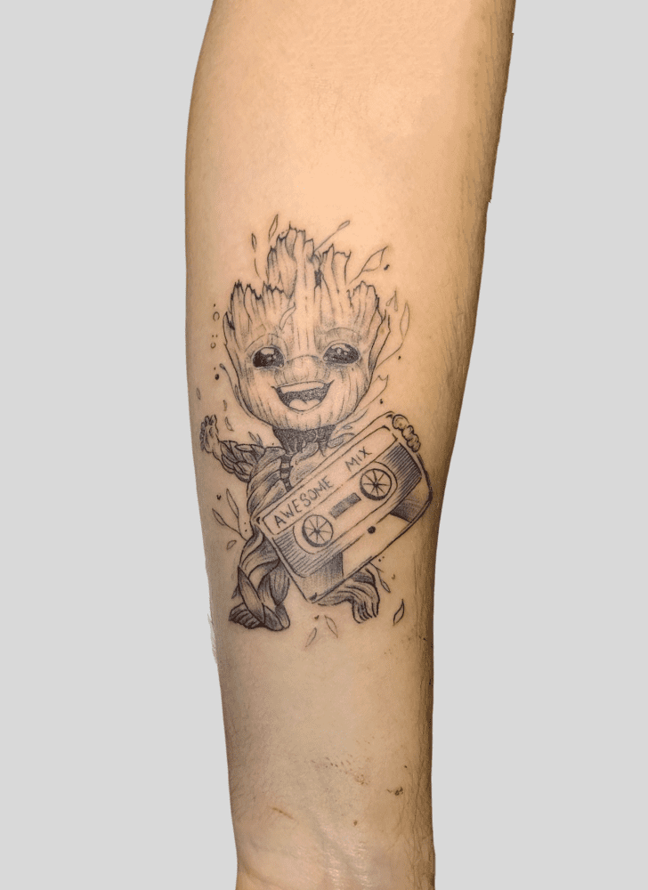 Groot Tattoo Shot