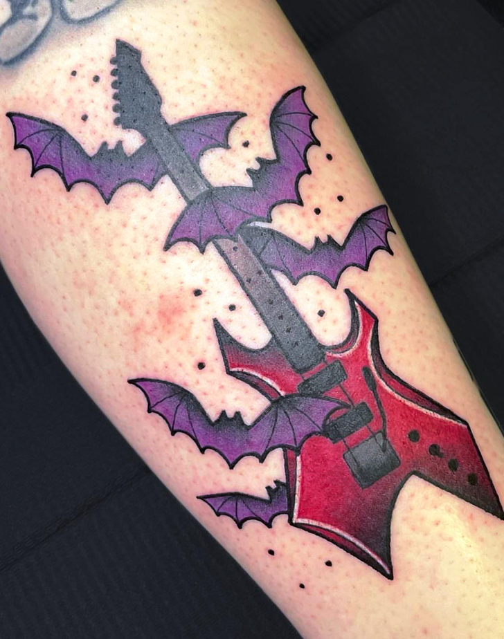 Guitar Tattoo Picture