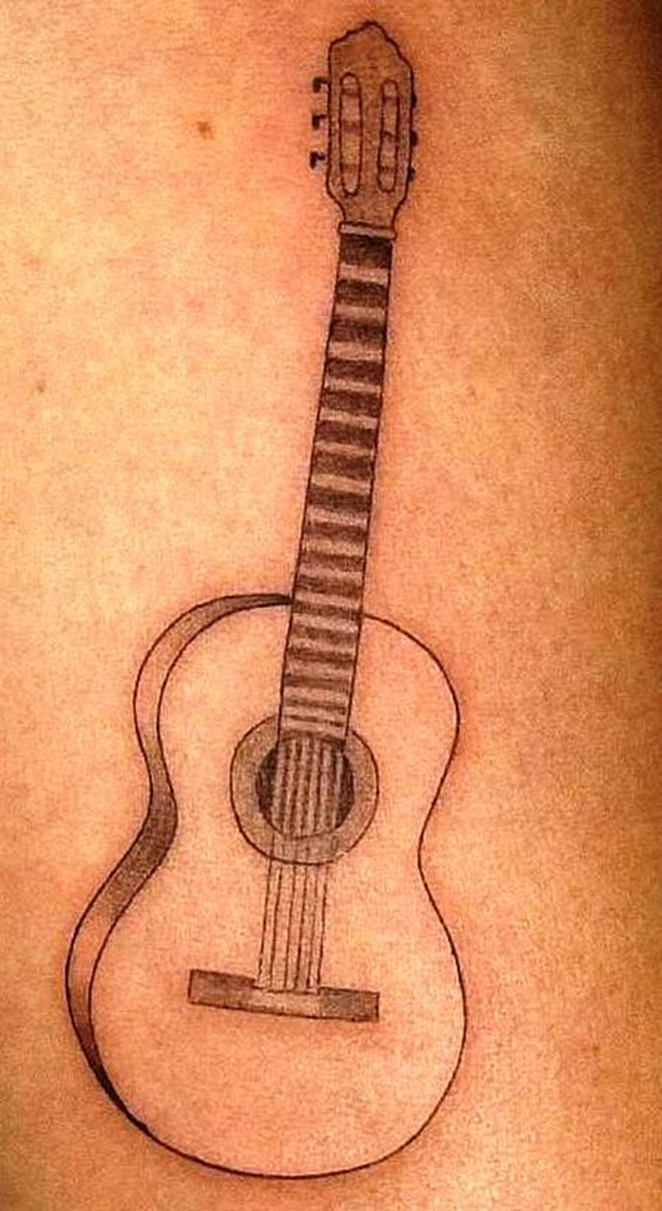 Guitar Tattoo Photograph